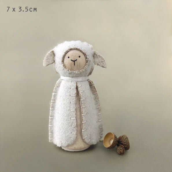 East of India wooden and felt animals
