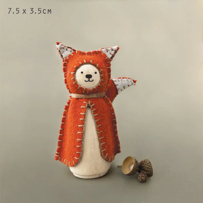East of India wooden and felt animals