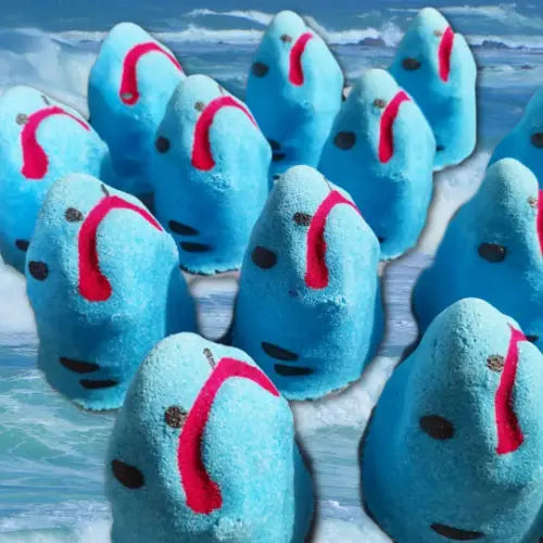 Finley Shark Attack Fizzy Bath Bomb Vegan | Colourful