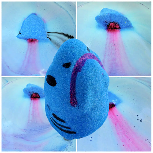 Finley Shark Attack Fizzy Bath Bomb Vegan | Colourful