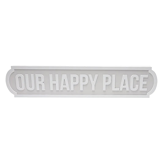 Our happy place/beware of the kids/bee happy