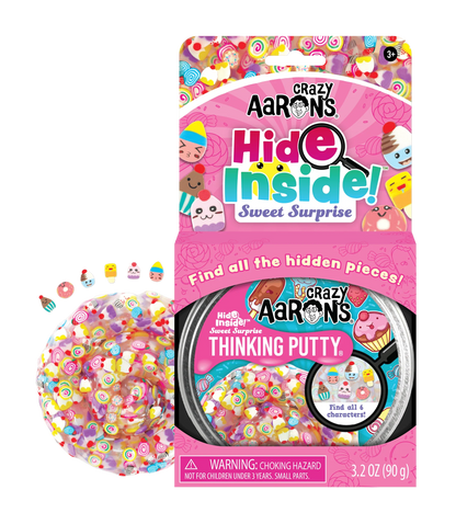 Crazy Aaron’s sweet surprise Hide Inside!® thinking putty