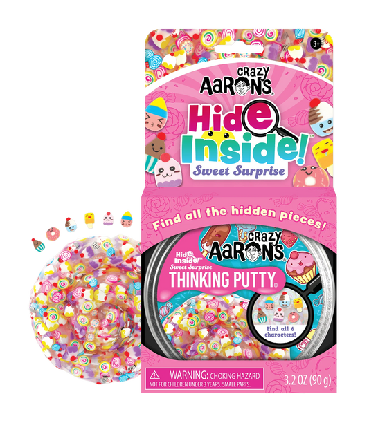 Crazy Aaron’s sweet surprise Hide Inside!® thinking putty