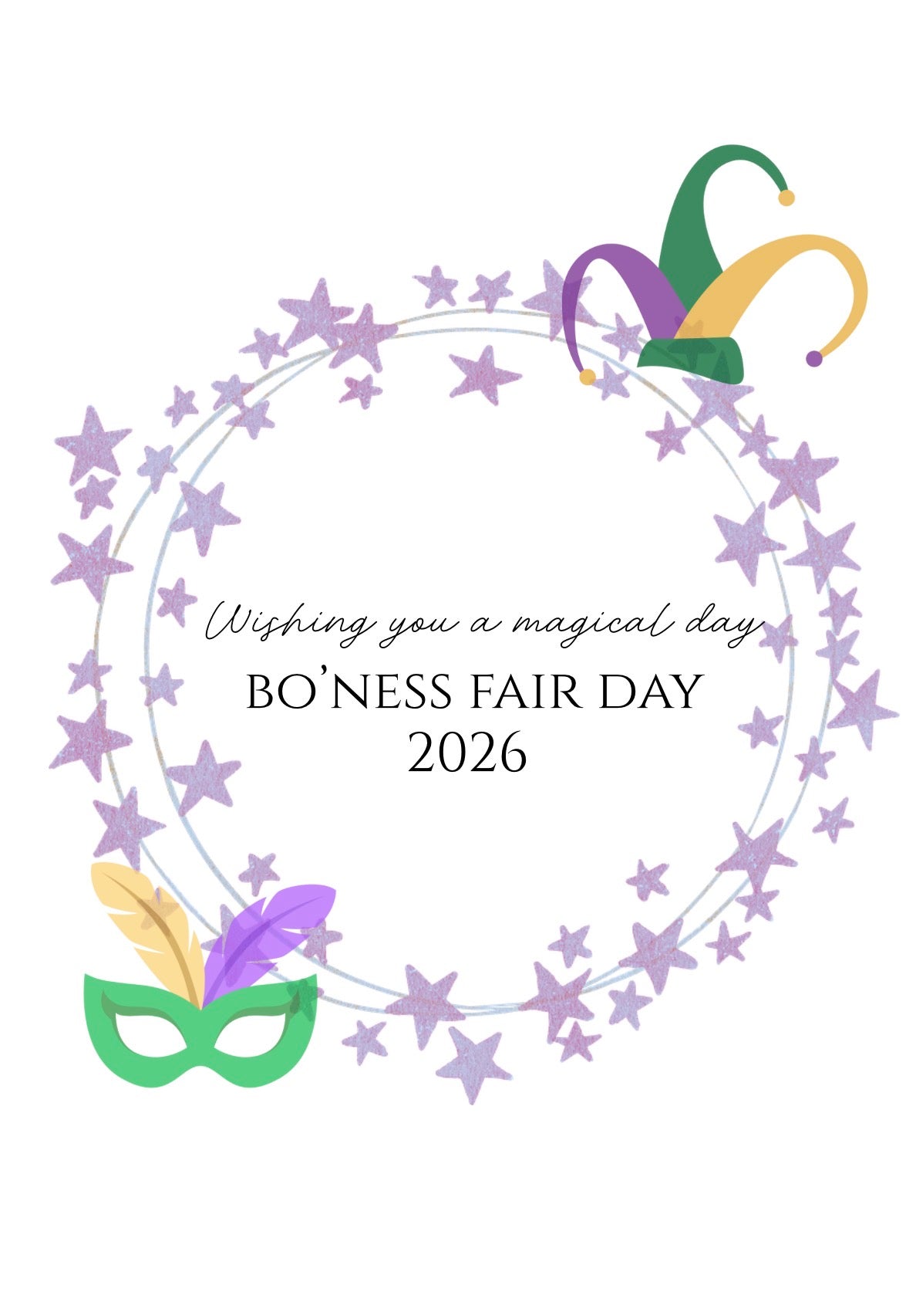 Personalised Fair Day / Gala Day 2026 Card Collection