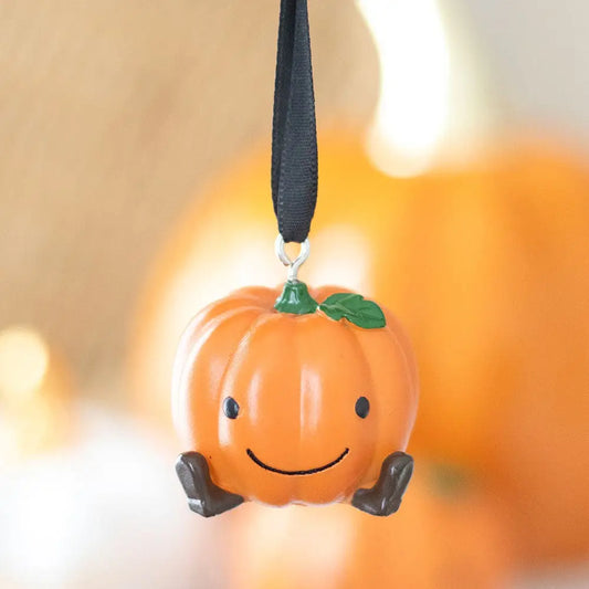 Cute Pumpkin Hanging Autumn and Fall Ornament