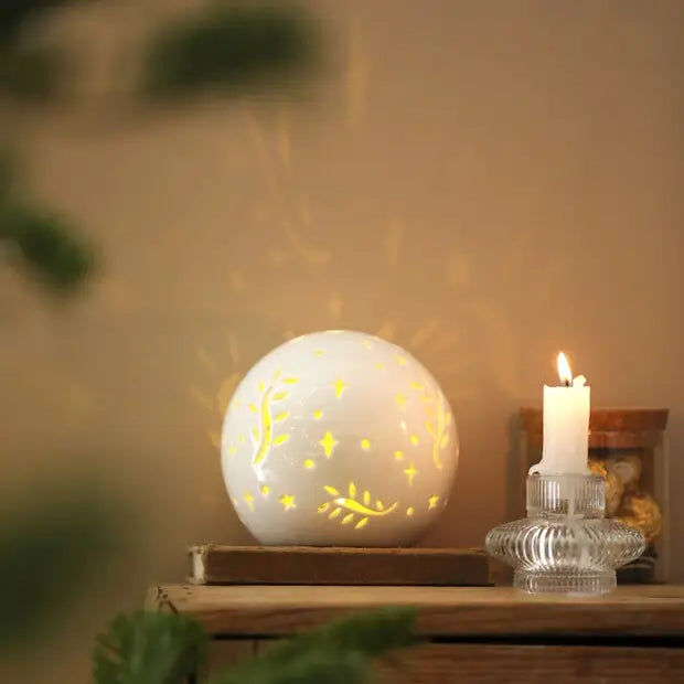 Ceramic Led Celestial Ball Light