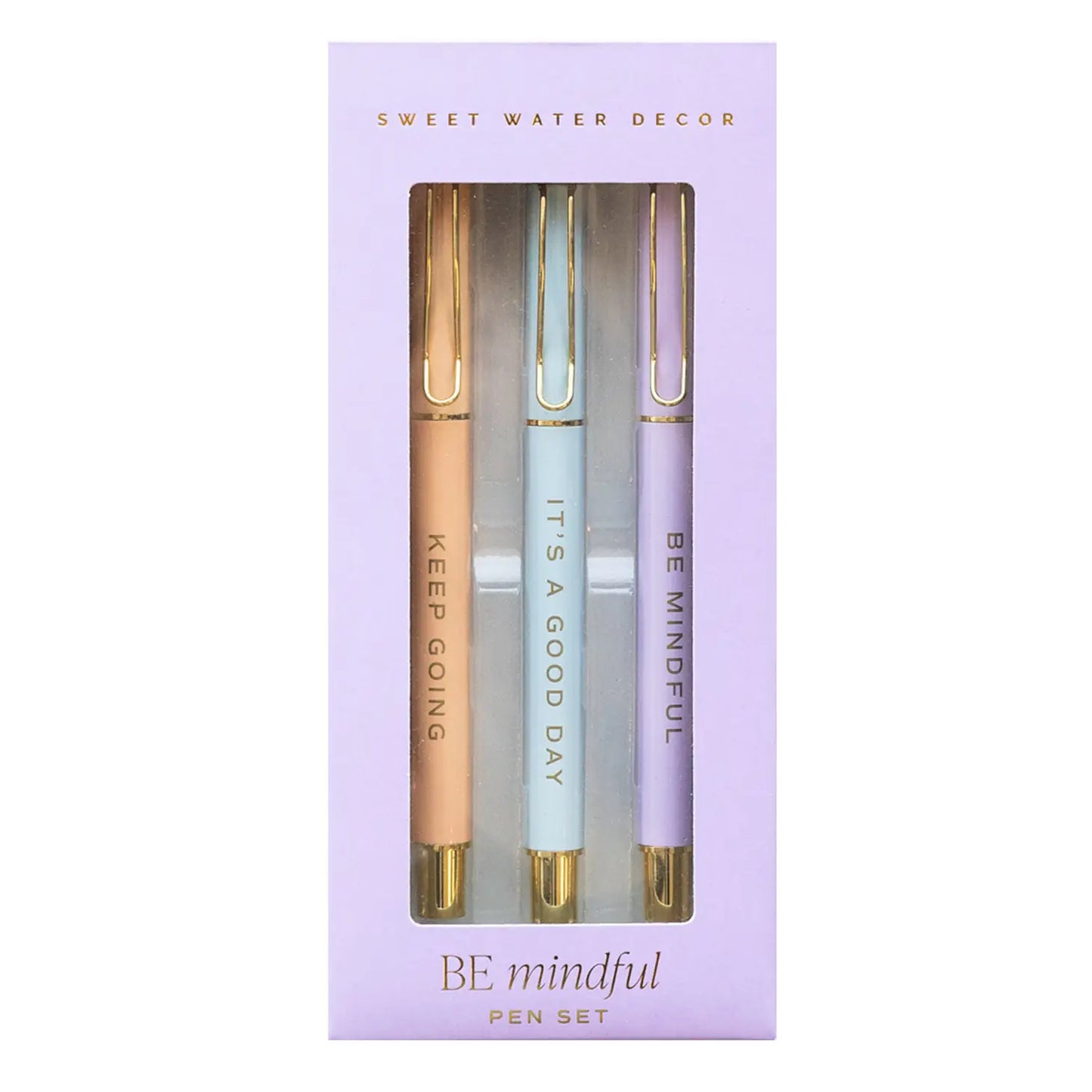 Be Mindful Metal Pen Set - Home Decor & Gifts