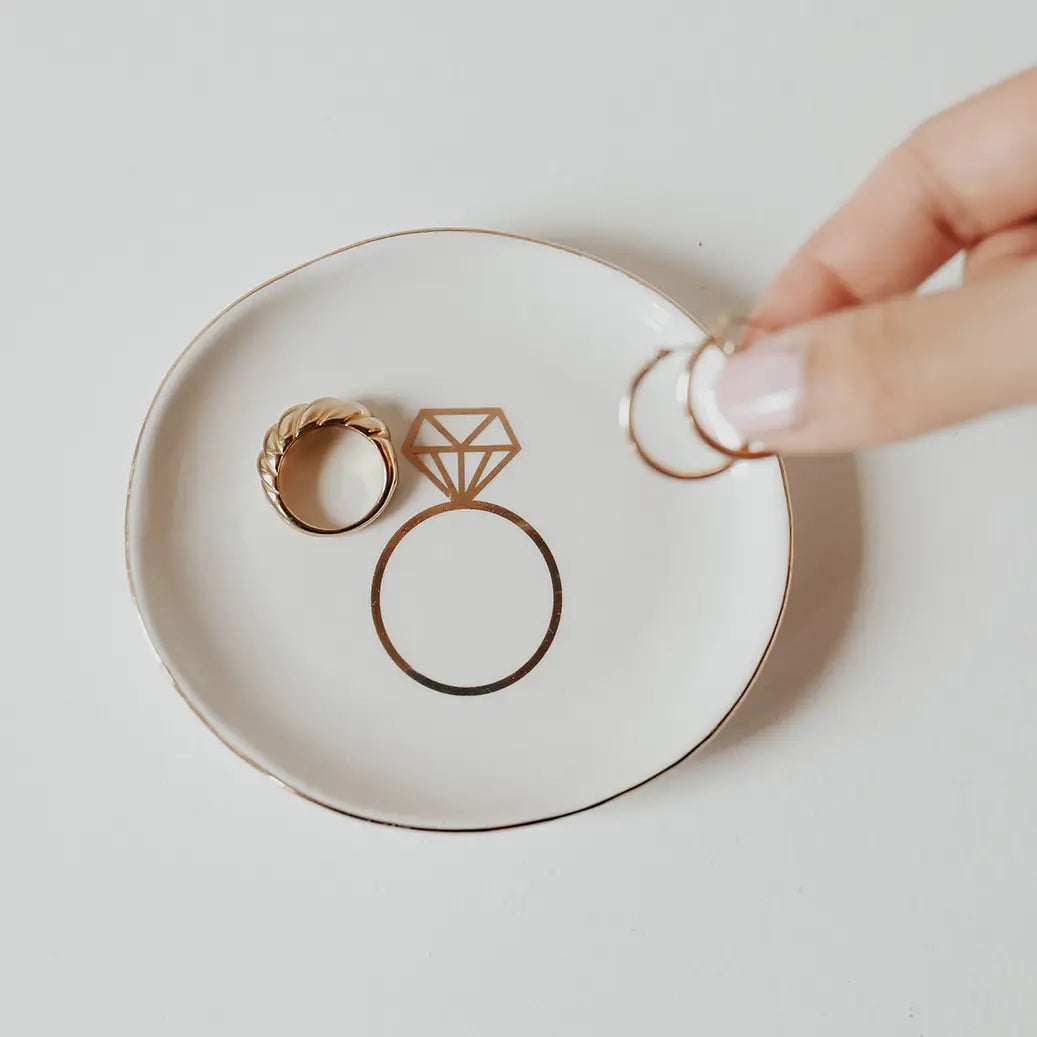 Engagement Ring Jewellery Dish - Home Decor & Gifts