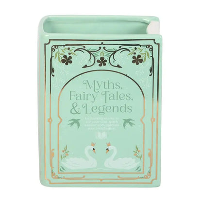 Green Book Shaped Vase