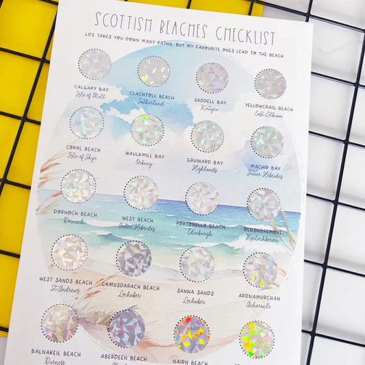Scottish beaches checklist