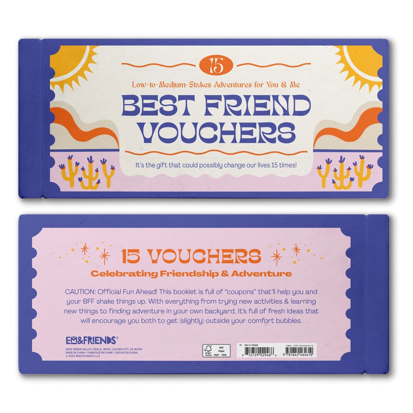 Em & Friends Friendship Adventures Vouchers, 15 Coupons Book
