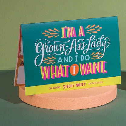 Em & Friends Grown-Ass Lady Sticky Note Packet