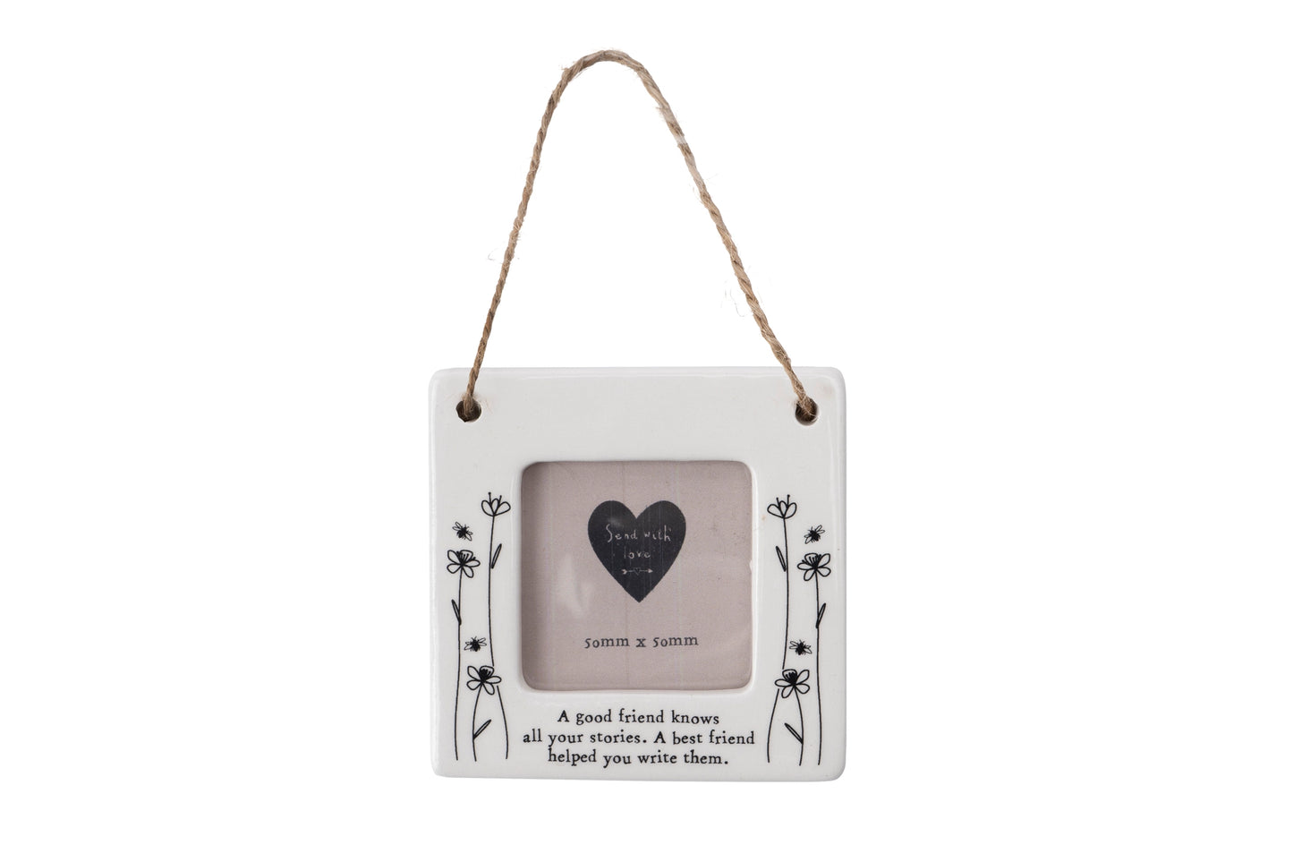Send with Love 'best Friends' Mini Ceramic Photo Frame