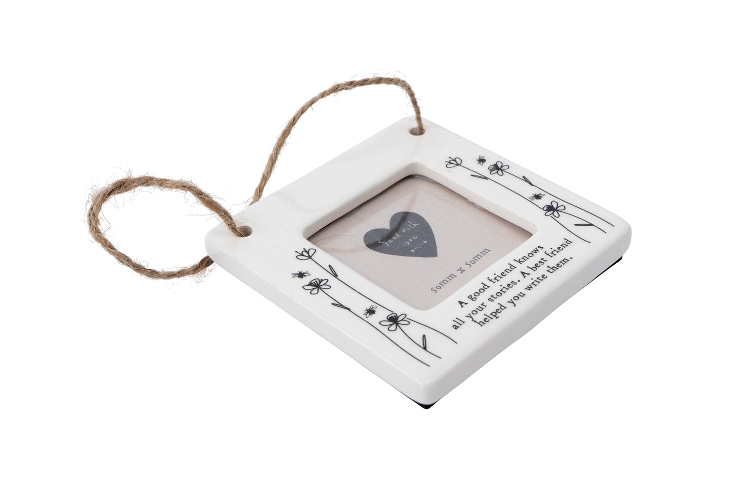 Send with Love 'best Friends' Mini Ceramic Photo Frame