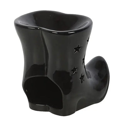 Black Witch Boots Halloween Oil Burner