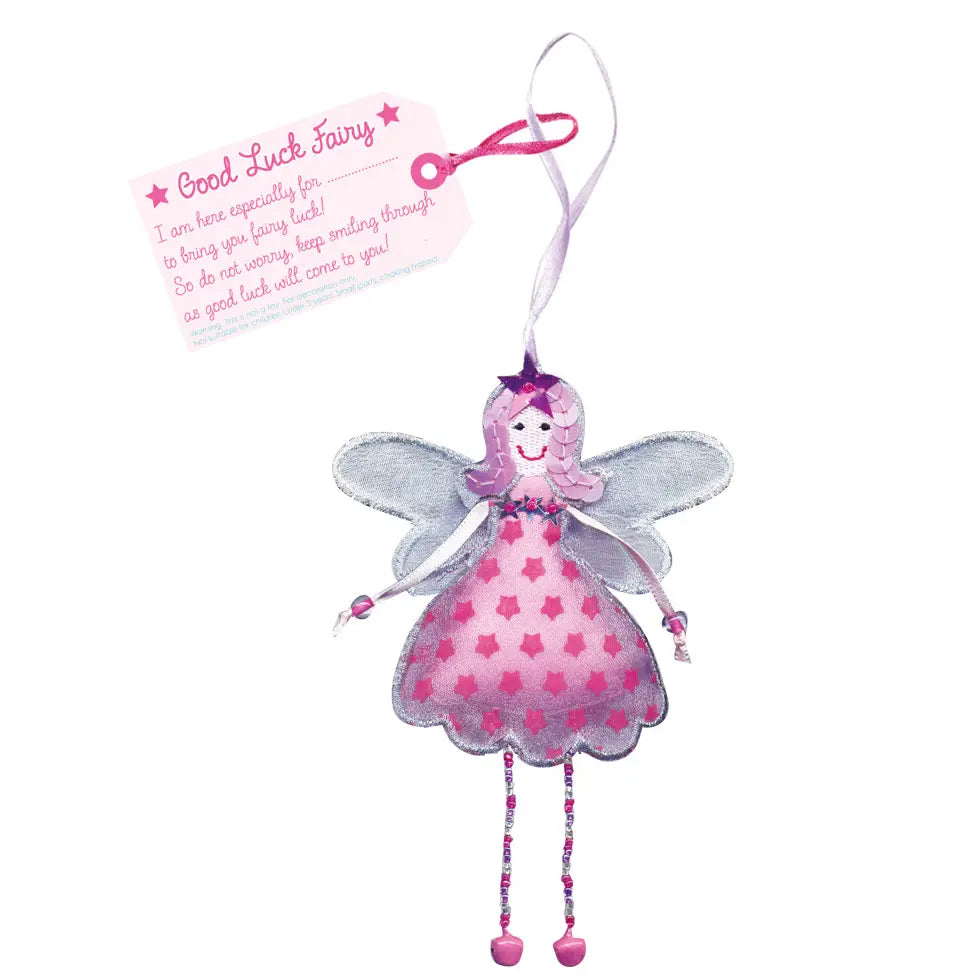 'good Luck Fairy I Keeps' Fair Trade Ornament
