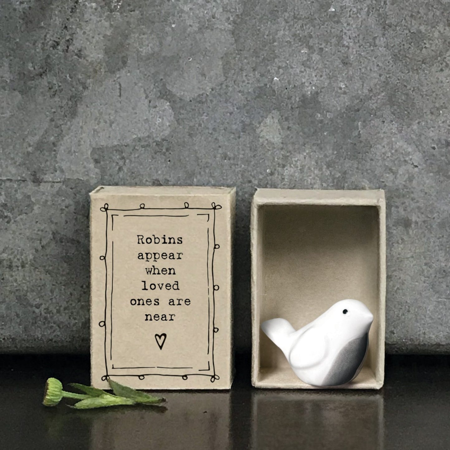 East of India matchbox Robin