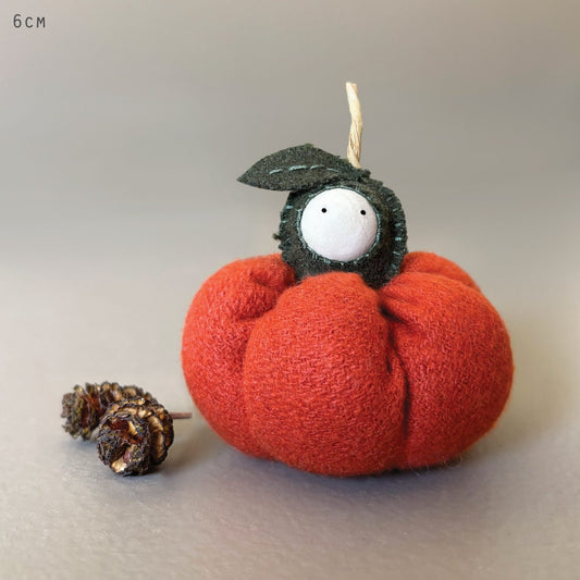 East of India felt pumpkin baby