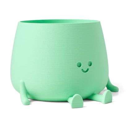 Happy Pot Planter - Mint Green
