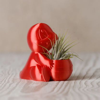 charmander planter 3D printed Charmander air plant holder - Christmas gift