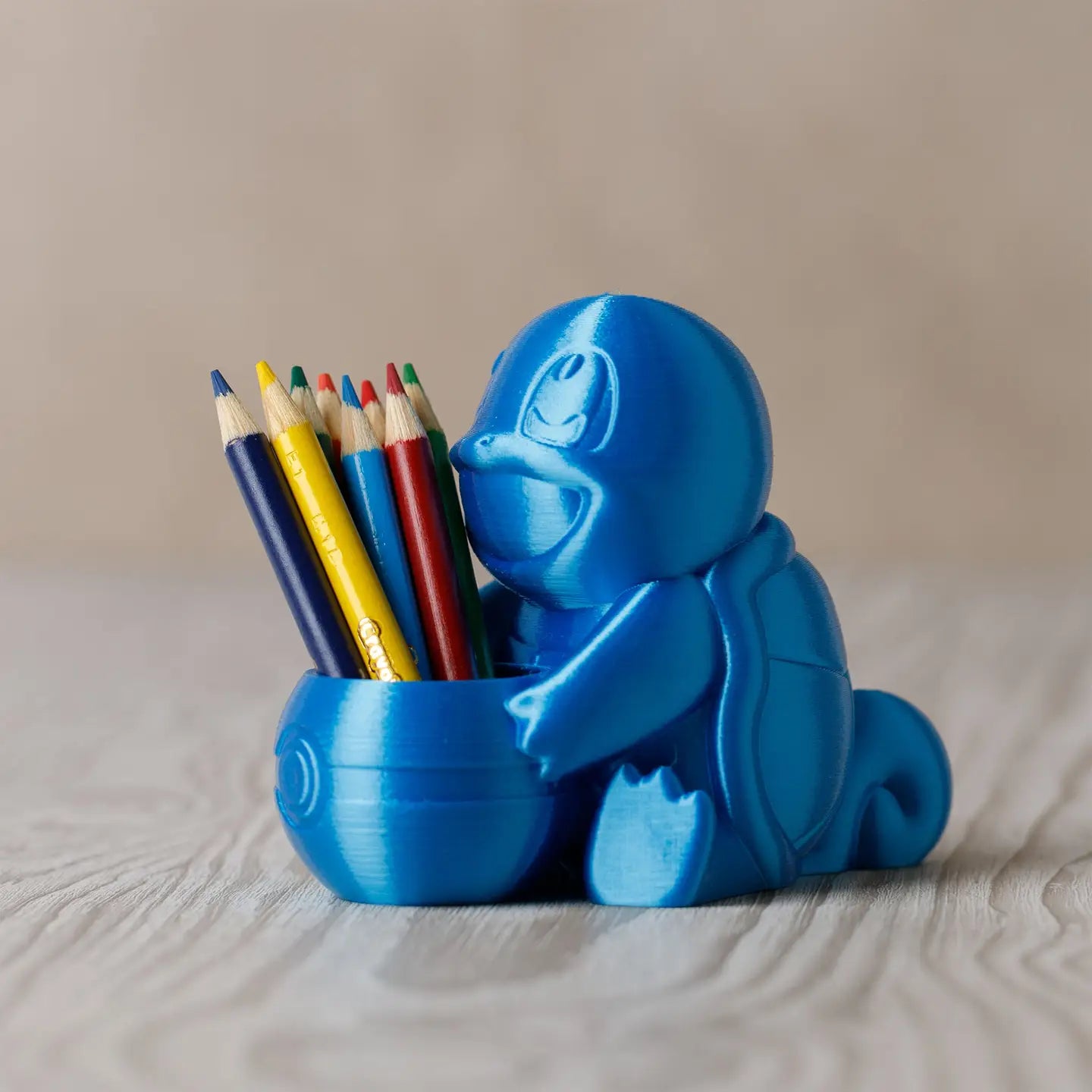 Squirtle air plant pot - 3D printed plant pot - Christmas gift - Pokémon