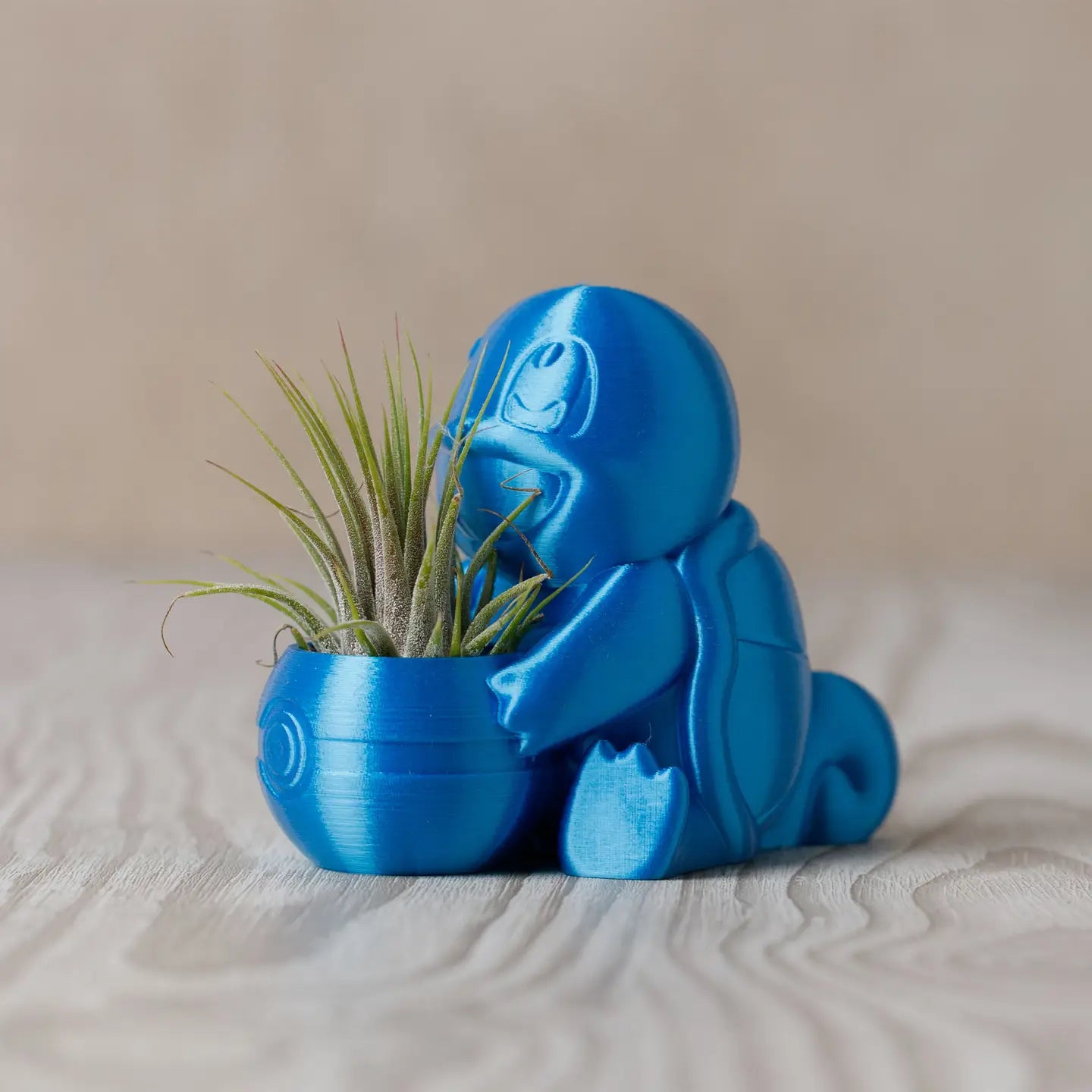 Squirtle air plant pot - 3D printed plant pot - Christmas gift - Pokémon