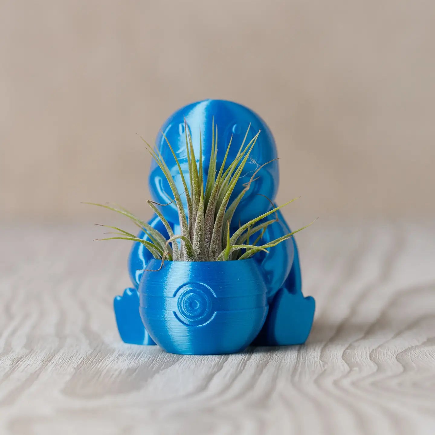 Squirtle air plant pot - 3D printed plant pot - Christmas gift - Pokémon