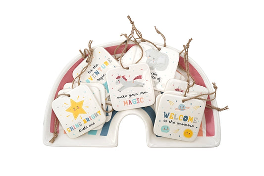Little Tribe 8 Assorted Ceramic Hangers