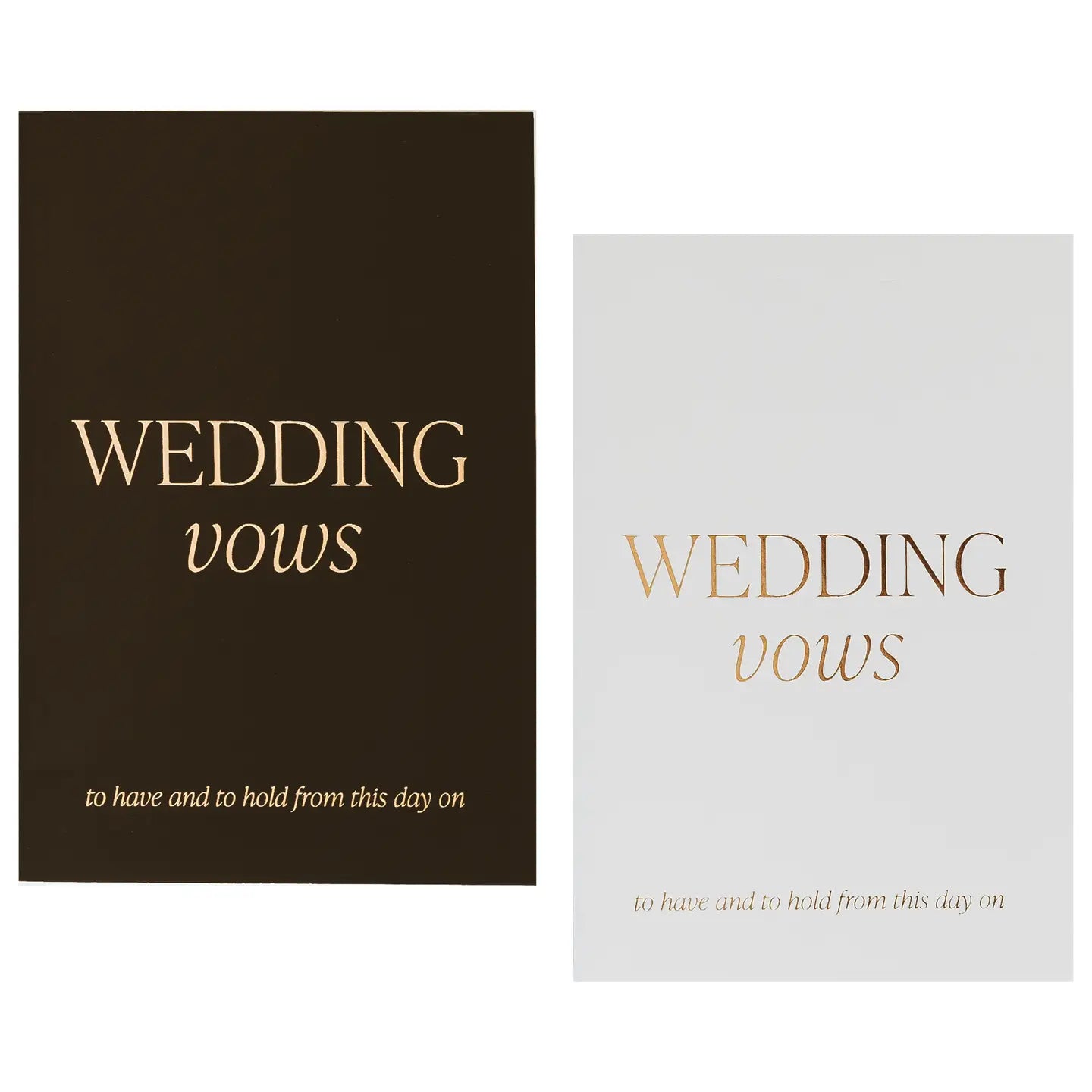 Wedding Vows Booklet Set - Wedding Gifts & Cards