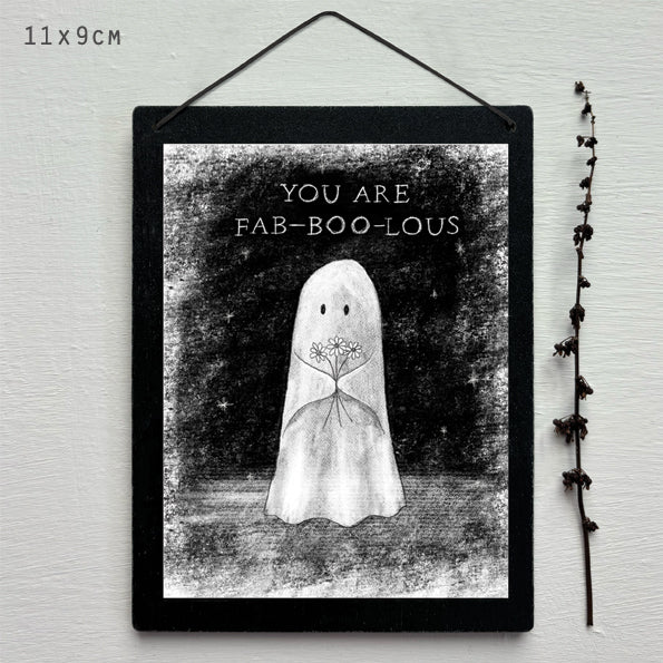 East of India Ghost sign-You are fab boo lous
