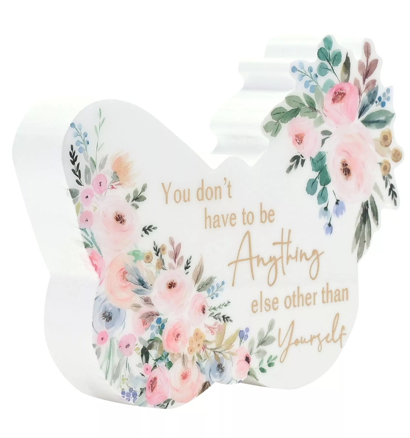 THE COTTAGE GARDEN BUTTERFLY PLAQUE - BE YOURSELF