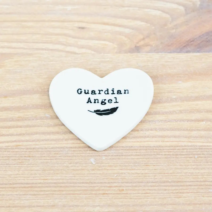 Guardian Angel Heart Token, 4cm
