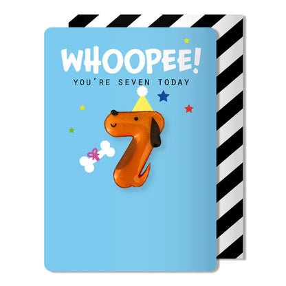 Kids milestone magnet card age 3-7