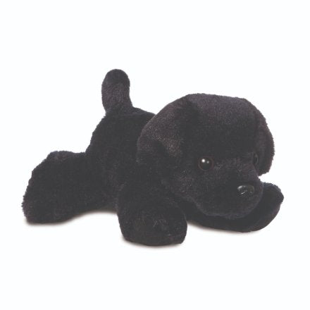 Blackie Black Labrador Floppy soft toy