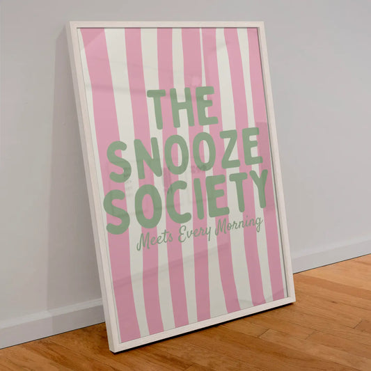 Blue Iris Designs Co - The Snooze Society Print