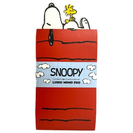 Memo Pad Peanuts Snoopy & Woodstock Flip Open