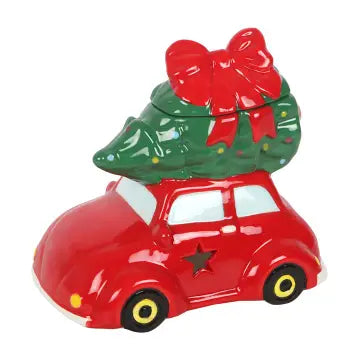 Classic Car with Christmas Tree Wax and Oil Burner