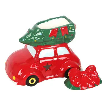 Classic Car with Christmas Tree Wax and Oil Burner