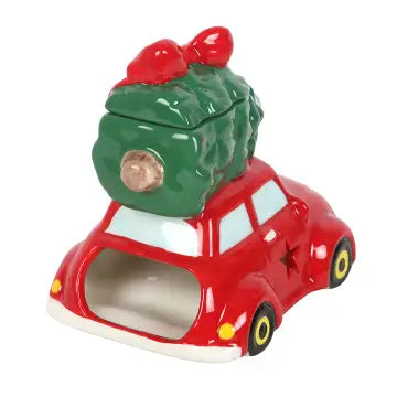 Classic Car with Christmas Tree Wax and Oil Burner