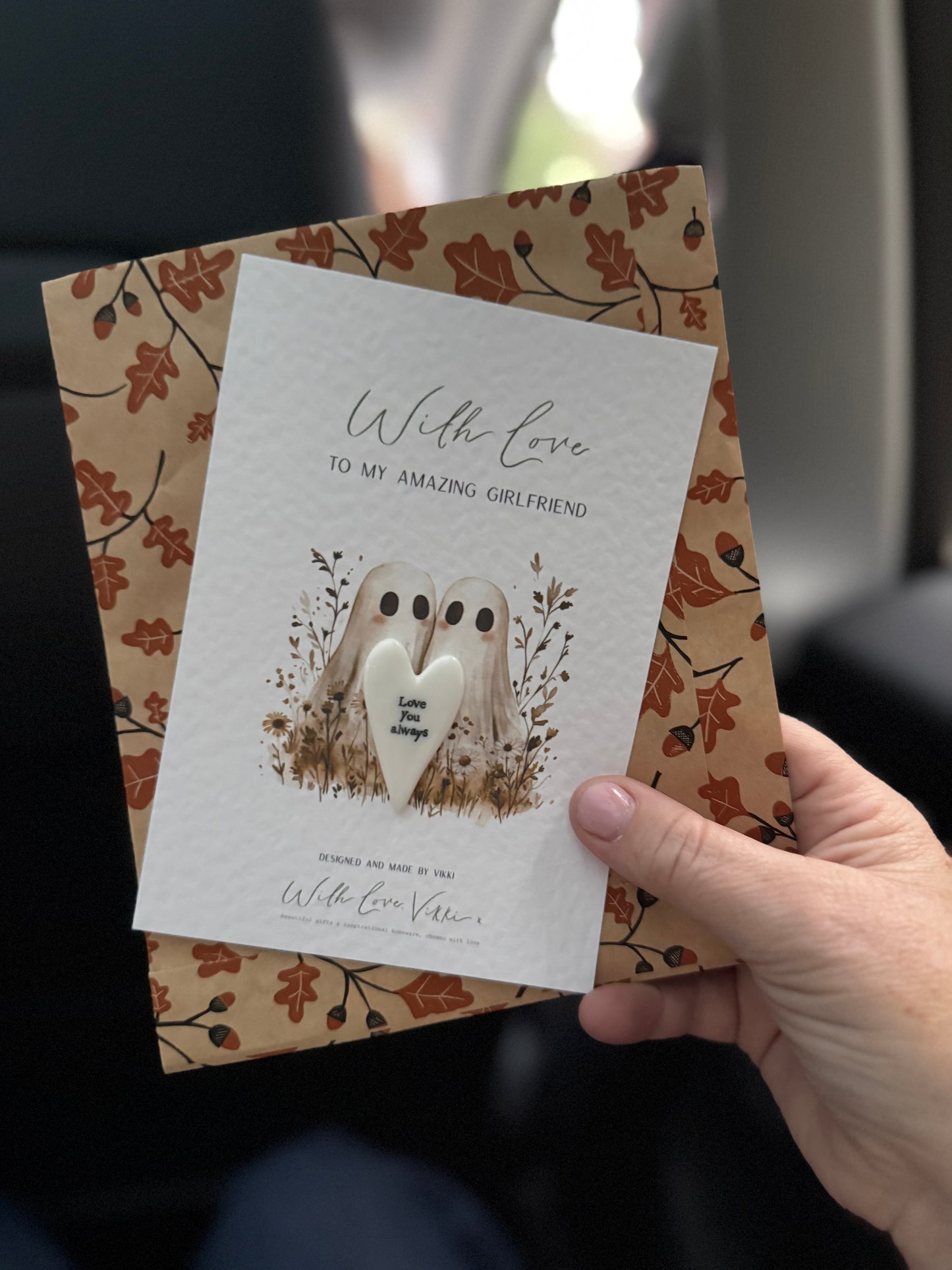 With love, Boo gift card  - can be fully personalised