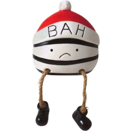 Porcelain Humbug Shelf Sitter Christmas ornament
