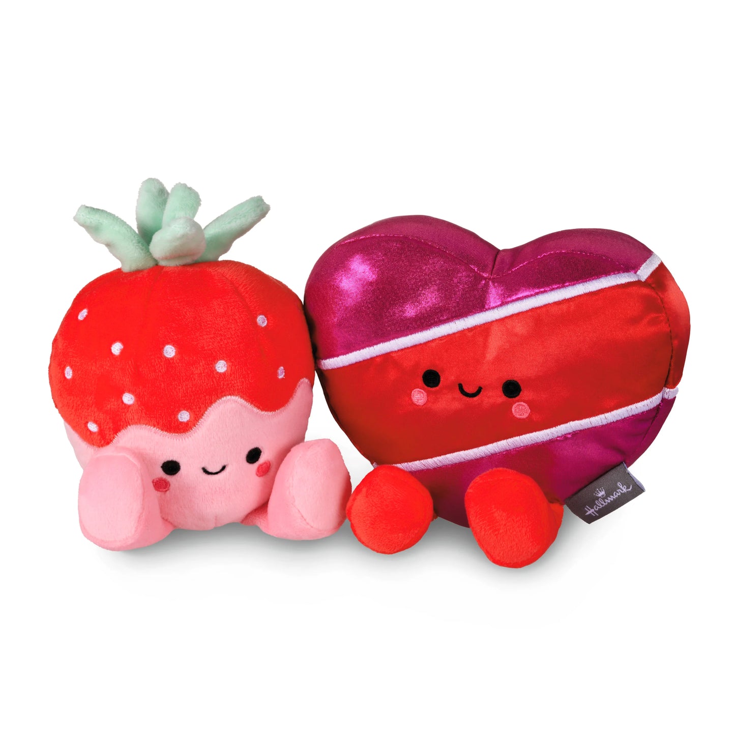 Better Together Strawberry & Chocolate Magnetic Soft Toy Pair
