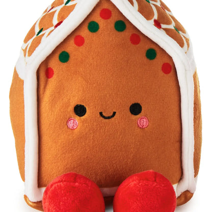 Better together Gingerbread House and Candy Cane Magnetic Plush Pair