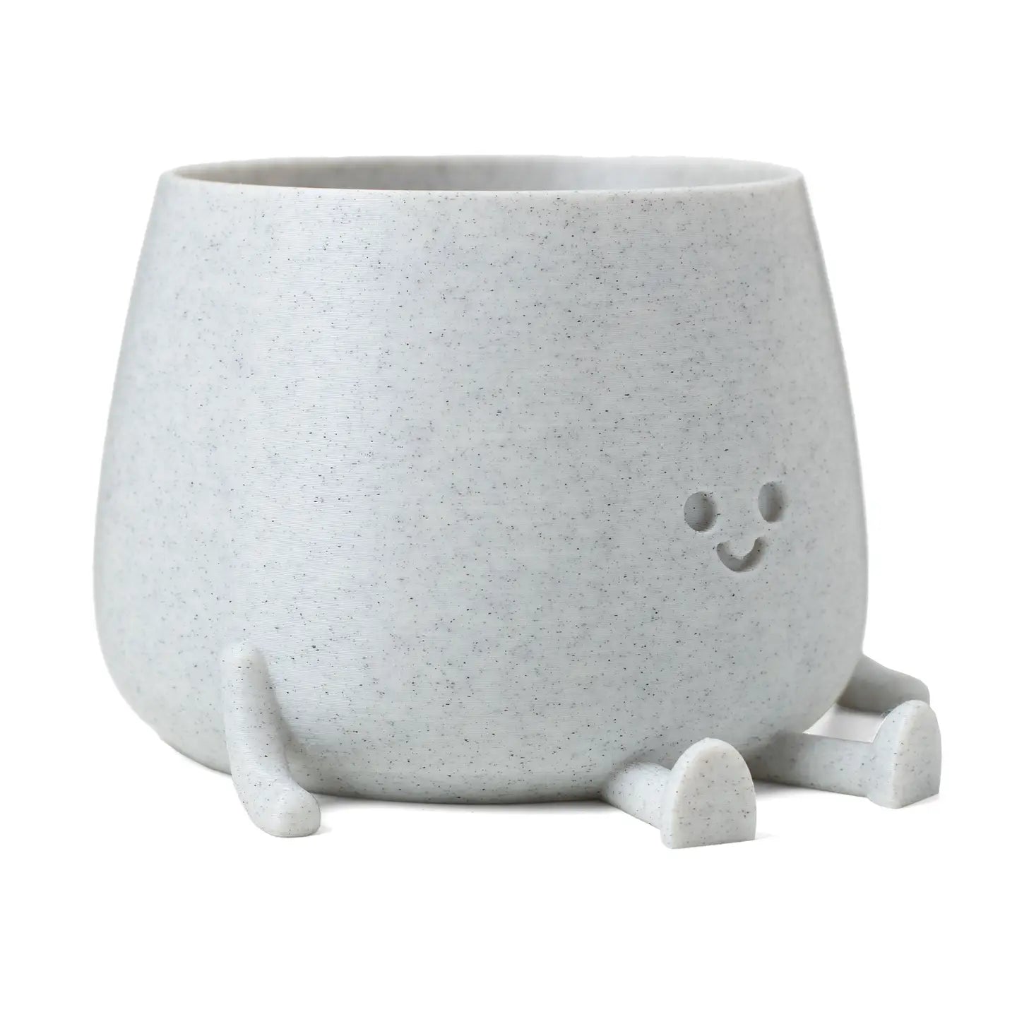 Small & Medium Happy Pot Planter - Marble