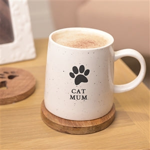 Cat mum  white ceramic mug