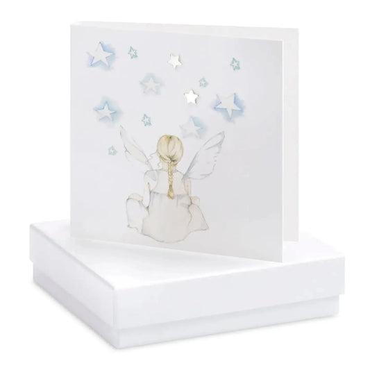 Boxed Sitting Fairy Earring Card