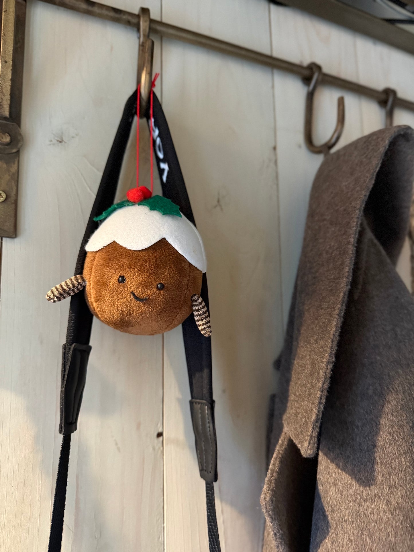 Xmas Pudding Ornament for Hanging, 10cm