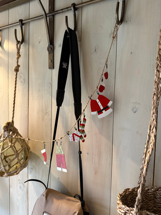 Santa’s washing line garland by Shoeless Joe