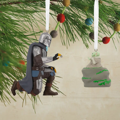 Star Wars™ Ornaments Set of 2 the Mandalorian™ & Grogu™