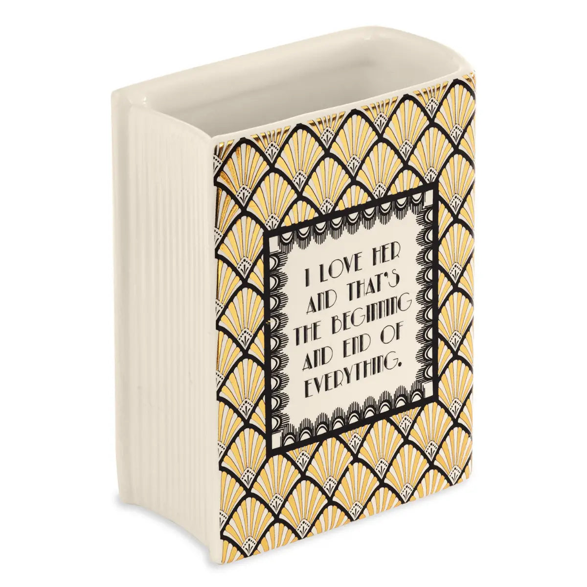The Great Gatsby book vase - book lover gift